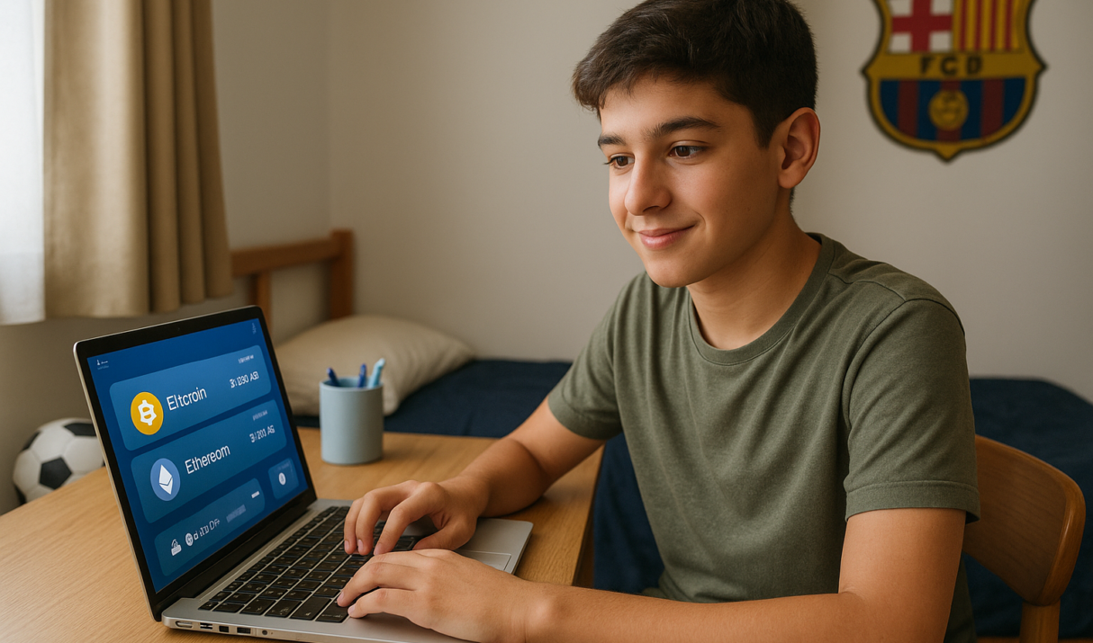 How to Invest as a Teenager in Crypto (2025 Beginner Guide)