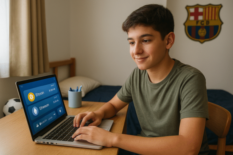 How to Invest as a Teenager in Crypto (2025 Beginner Guide)