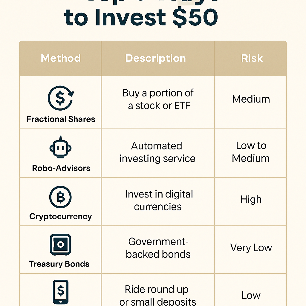 how to start investing with $50 in 2025
