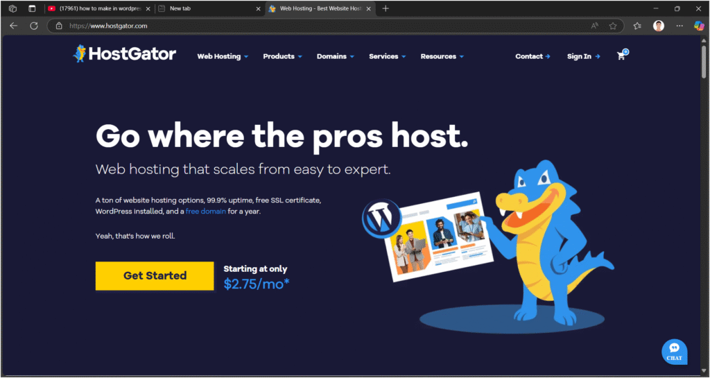 HostGator hosting in 2025