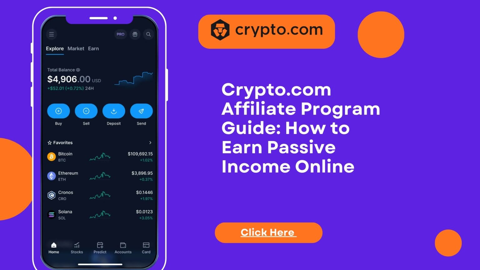purple and pink modern crypto platform video ad