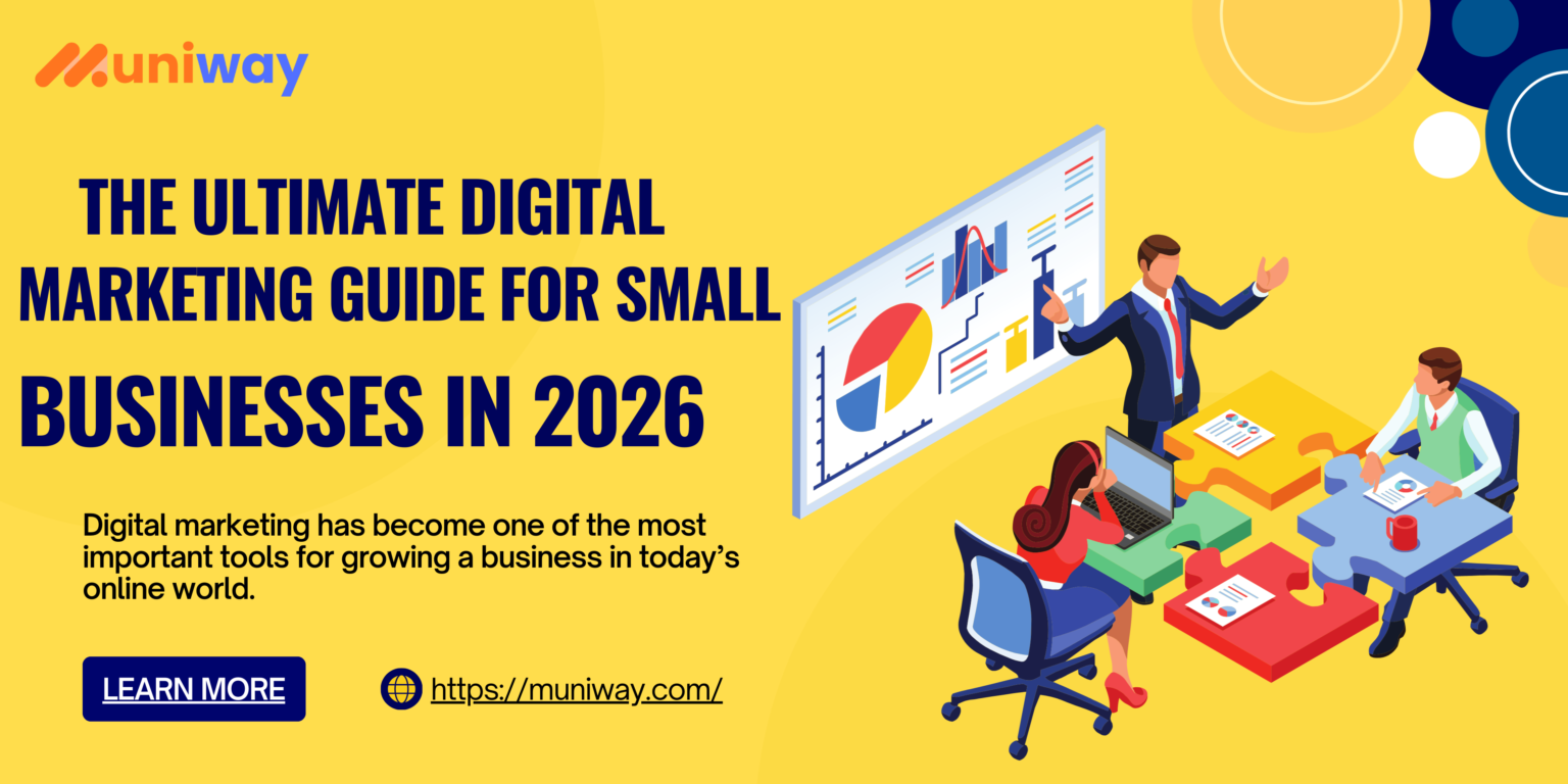 yellow modern digital business marketing banner landscape