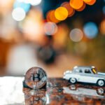 How to Buy Bitcoin on Crypto.com (Step-by-Step Guide) silver bitcoin and moskvich 401 on the table, glowing background