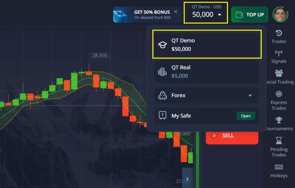 Practice with Demo Trading