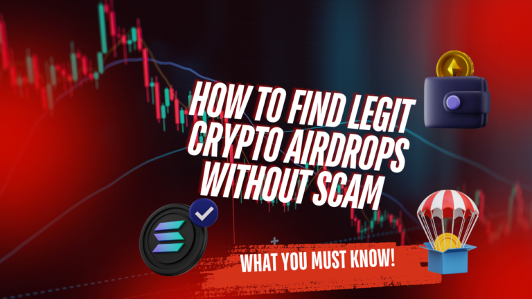 how to find legit crypto airdrops without scam