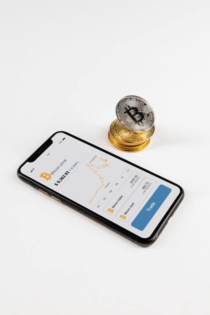 person using crypto wallet app on smartphone in Kenya earning airdrops